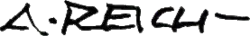 signature d'Albert Reich