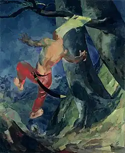 Absalom (1914), huile sur toile, Hamburger Kunsthalle
