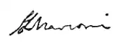 signature d'Enrico Marconi