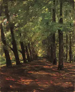 Max Liebermann, Allée à Overveen, 1895, Essen, Kruppsche Gemäldesammlung.