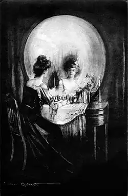 All Is Vanity, par l'illustrateur américain Charles Allan Gilbert, 1892.