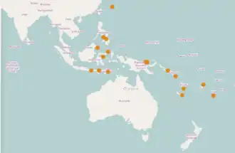 Description de l'image Allogalathea_babai_distribution.png.