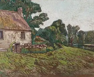 « Le Moulin de Genétin, Crozant », 1912, huile sur toile. Collection privée.