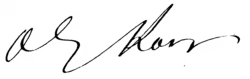 signature d'Alphonse Karr