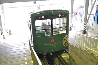 La gare haute de Kasamatsu.