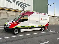 Ambulance de la Croix-Rouge en Biscaye