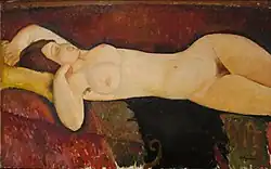 Le Grand Nu, d'Amedeo Modigliani.La peinture en 1917 sur Commons