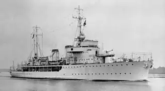 L'aviso colonial Amiral Charner de classe Bougainville.