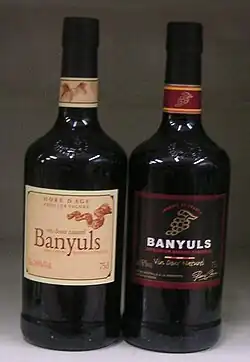AOC banyuls hors d'âge.