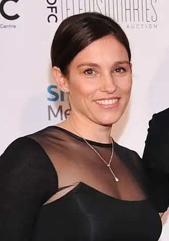 Amy Jo Johnson, l'interprète initiale du personnage, ici en 2015