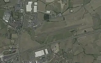 Aérodrome d'Ancenis en 2013 et sa piste 07/25