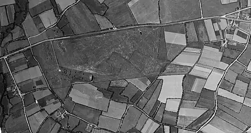 Emplacement de l'ancien aérodrome d'Ancenis en 1949