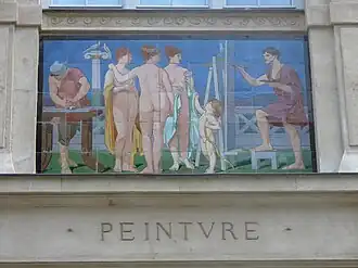 Panneau en céramique Peinture.