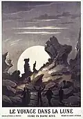 Le Voyage dans la lune (affiche, 1875)