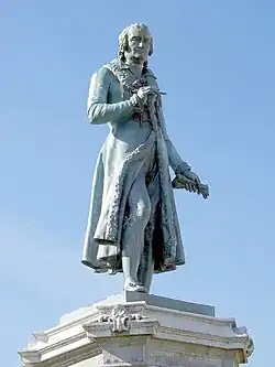 Statue de André-Modeste Grétrythéâtre royal, Liège.