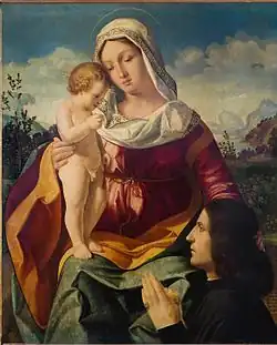 Vierge à l'Enfant et donateur, 1504Museo Civico, Padoue.
