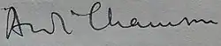 signature d'André Chamson