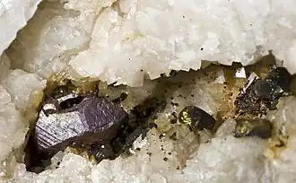 Ankerite, pyrargyrite, stéphanite Saxe Allemagne