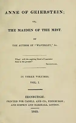 Image illustrative de l’article Anne de Geierstein