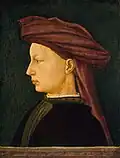 Masaccio, Portrait d'un jeune homme de profil (v.&nbsp;1425)