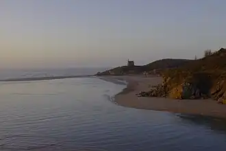 Anse de Morieux, vu vers la chapelle Saint-Maurice.