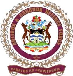Emblème des Forces de défense d'Antigua-et-Barbuda