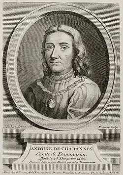 Portrait d'Antoine de Chabannes, d'après