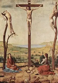 Antonello de Messine, La Crucifixion, 1475.