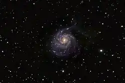 Autre image prise par un télescope amateur de 200mm de diamètre.