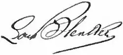 Signature de Ludwig (aussi Louis) Blenker