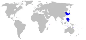 Description de l'image Apristurus longicephalus distmap.png.