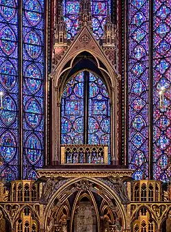 Baldaquin de la tribune.