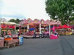Manège et barbe à papa
