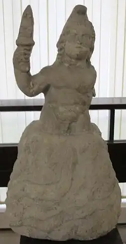 Statue de la naissance de Mithra. IIe - début IIIe&nbsp;siècle. Apulum (Dacie), Musée national d'histoire de Roumanie.