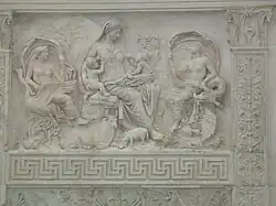 Panneau allégorique de la Terre-mère, Tellus Mater