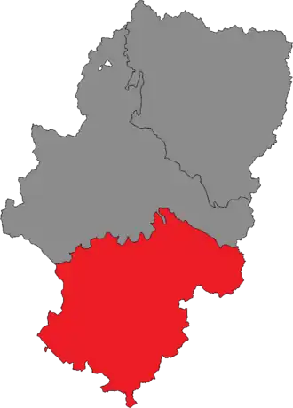 Carte de la circonscription.