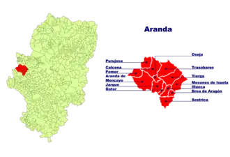 Localisation de Aranda