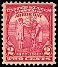 Arbor Day sur un timbre de 1932