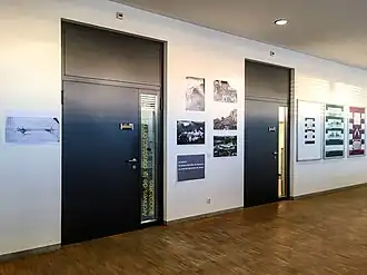 Vue extérieure du siège des archives