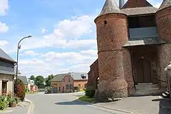 La place de l'église.