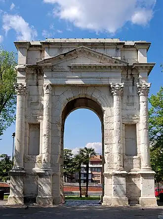 Arc des Gavi, Vérone, Italie.