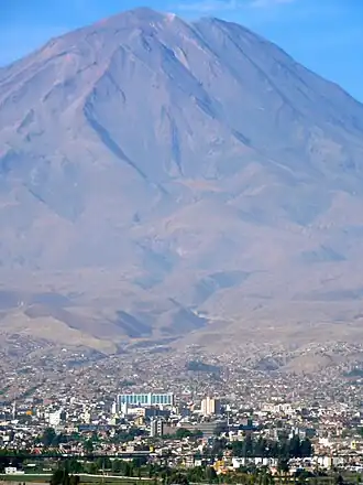Arequipa au pied du Misti.