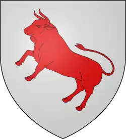 Basse-Lusace (variante)d'argent au bœuf rampant de gueules