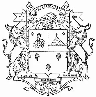 Armoiries de l'Ordre de Jacques-Cartier