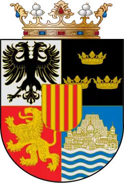 Illustration du blason de la famille Courtès.