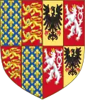 Blason d'Anne de Bohême.