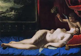 Artemisia Gentileschi, Vénus endormie