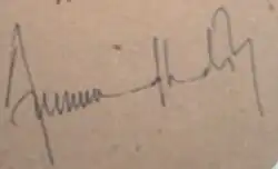 Signature de Arundhati Roy