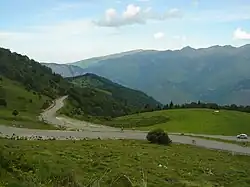 Double virage à 2,5&nbsp;km de l'arrivée.