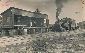 L'ancienne gare reliée à la gare de Sonda,
